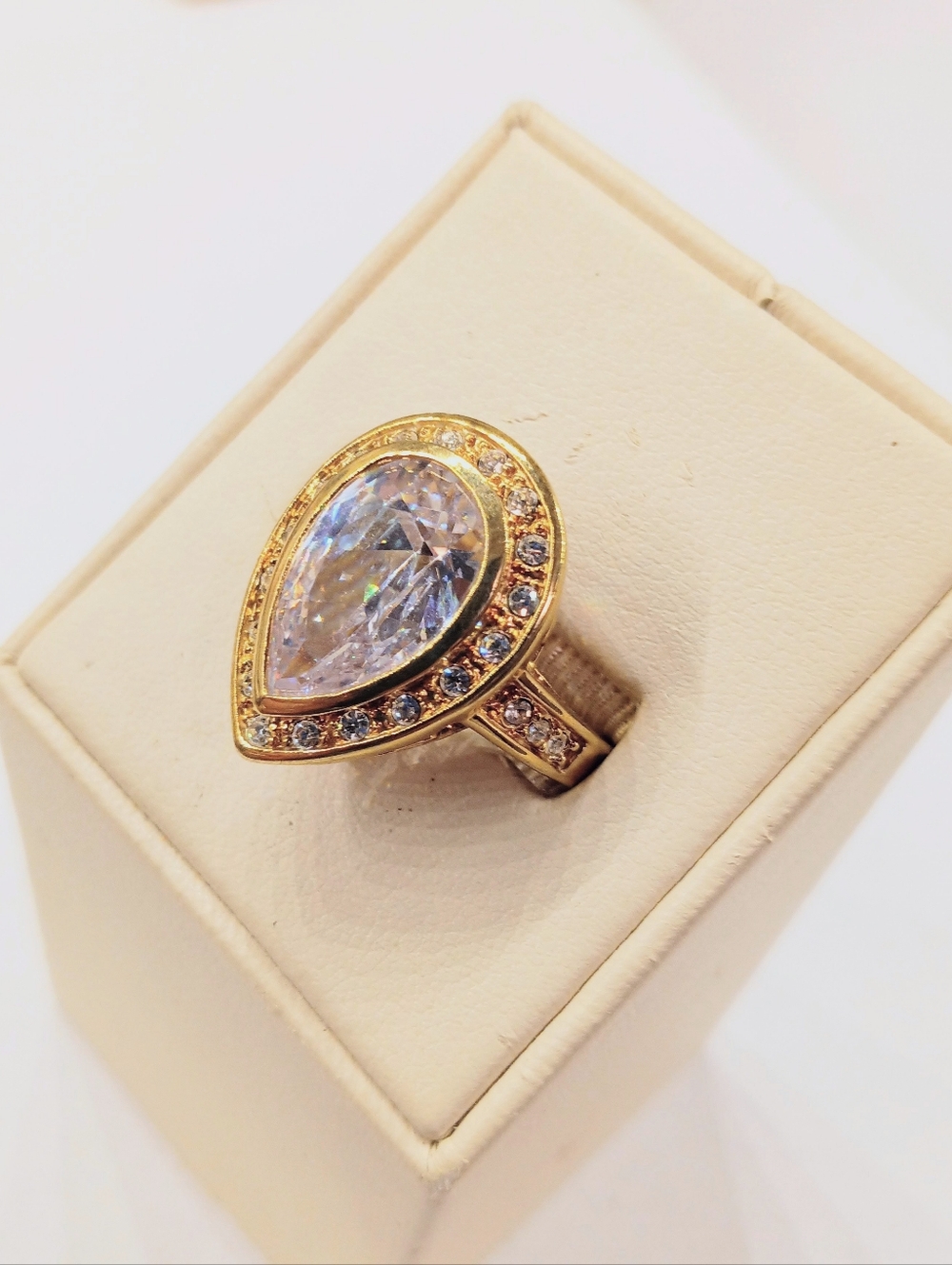 New Old Stock CZ Ring Size 7